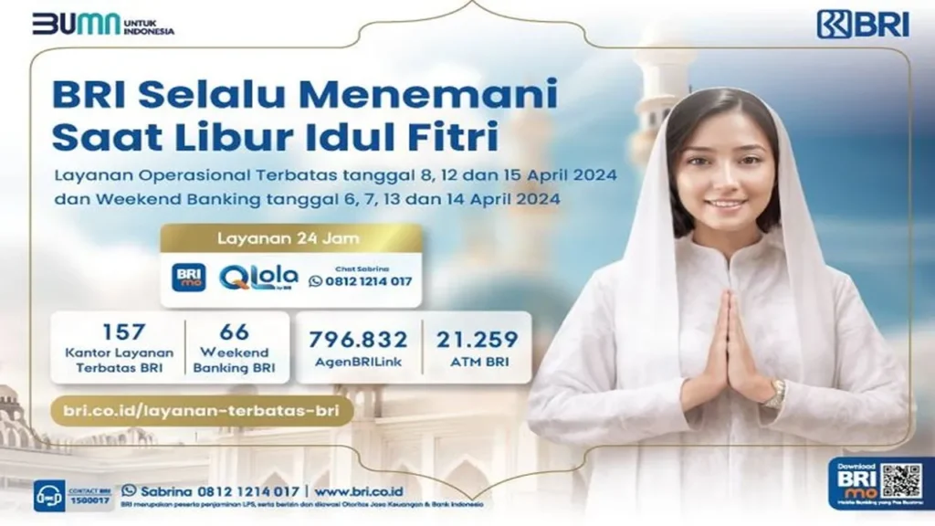 Komitmen dan Keunggulan Layanan Perbankan BRI Selama Liburan Idul Adha
